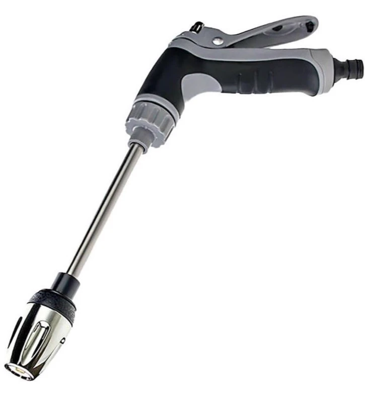 Jetterix Pressure Nozzle, ein manueller Gartenschlauch-Aufsatz mit Pistolengriff und verstellbarer Metallspitze